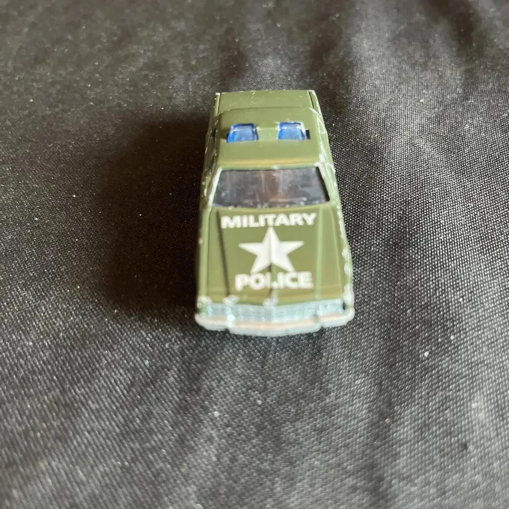 Vtg. Majorette Lot Of 4, ELF Truck, AMBULANCE, MILITARY POLICE & Coke Corvette